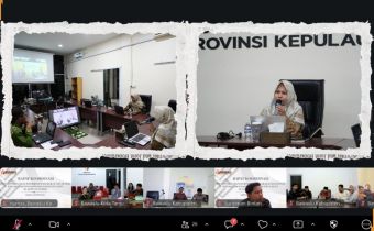 Rapat Koordinasi (Rakor) Divisi Pencegahan, Partisipasi Masyarakat, dan Hubungan Masyarakat (P2H) bersama Bawaslu Kabupaten/Kota se-Provinsi Kepulauan Riau, Rabu (6/8/2026).
