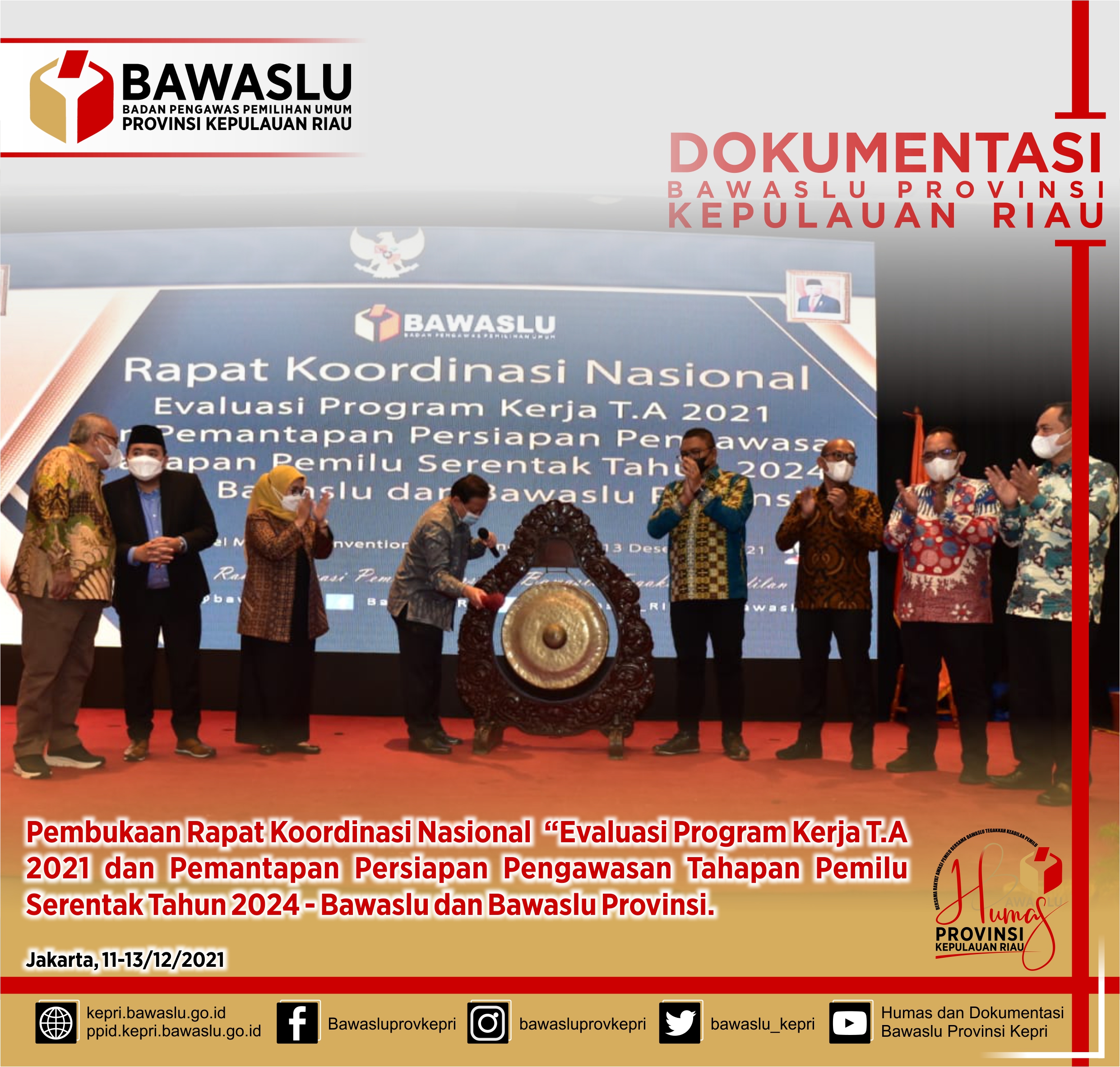 Sambut Pilkada Serentak 2020, Bawaslu Kepri Gelar Seminar Bertajuk Review UU Pilkada & UU Pemilu