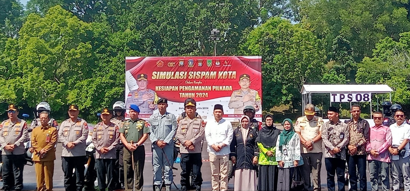 Bawaslu Kepri Ikuti Simulasi Sistem Pengamanan Kota untuk Kesiapan Pengamanan Pilkada 2024