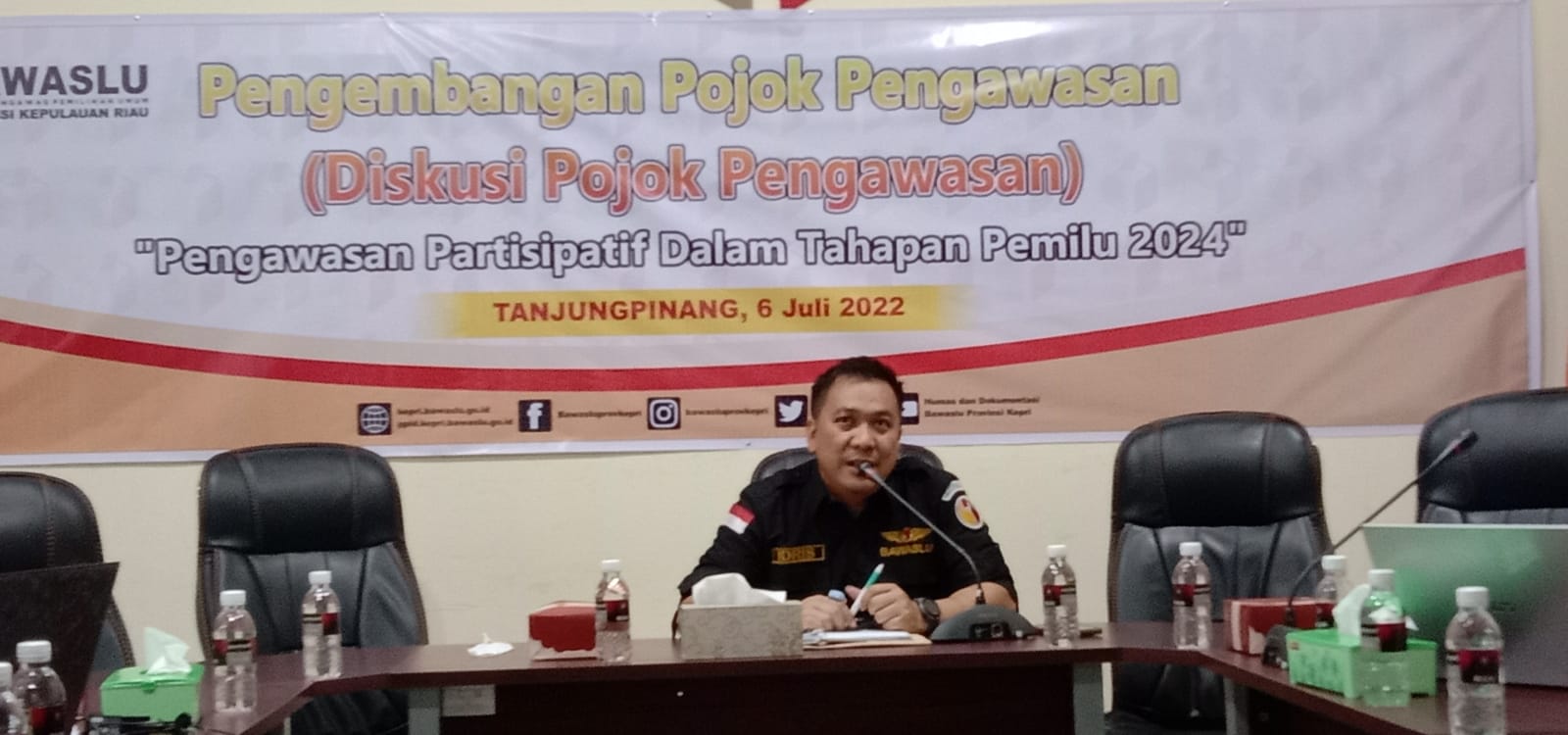 Diskusi Pojok Pengawasan Partisipatif dalam Menghadapi Tahapan Pemilu Tahun 2024