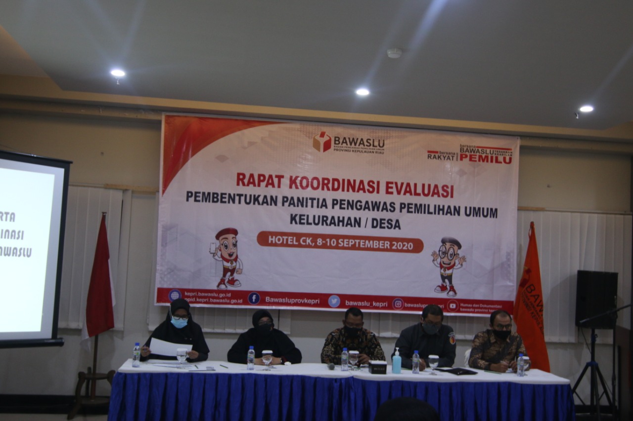 Bawaslu Kepri Gelar Rakor Evaluasi Pembentukan PKD