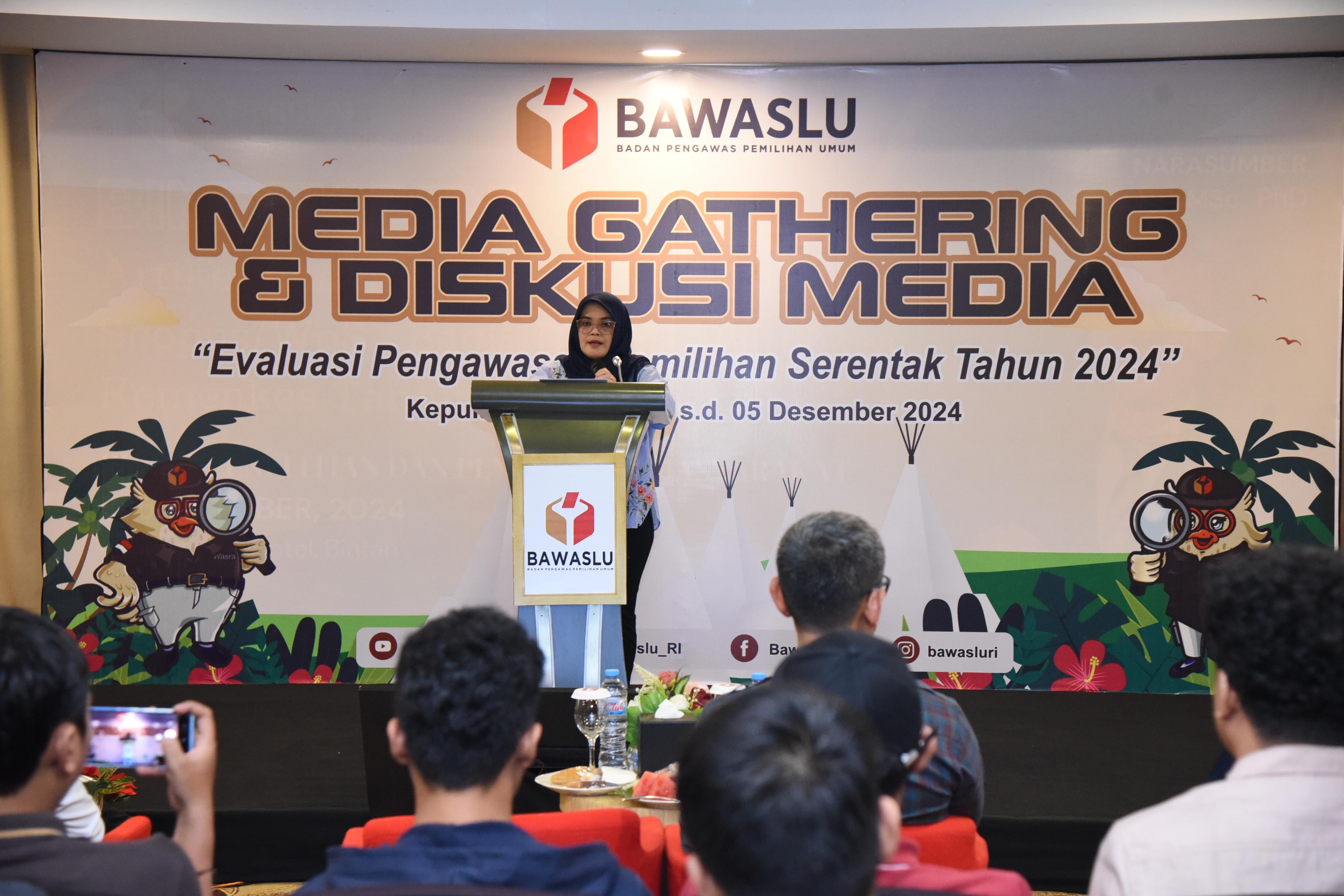 Bawaslu Menggelar Media Gathering & Diskusi Media di Bintan, Kepulauan Riau