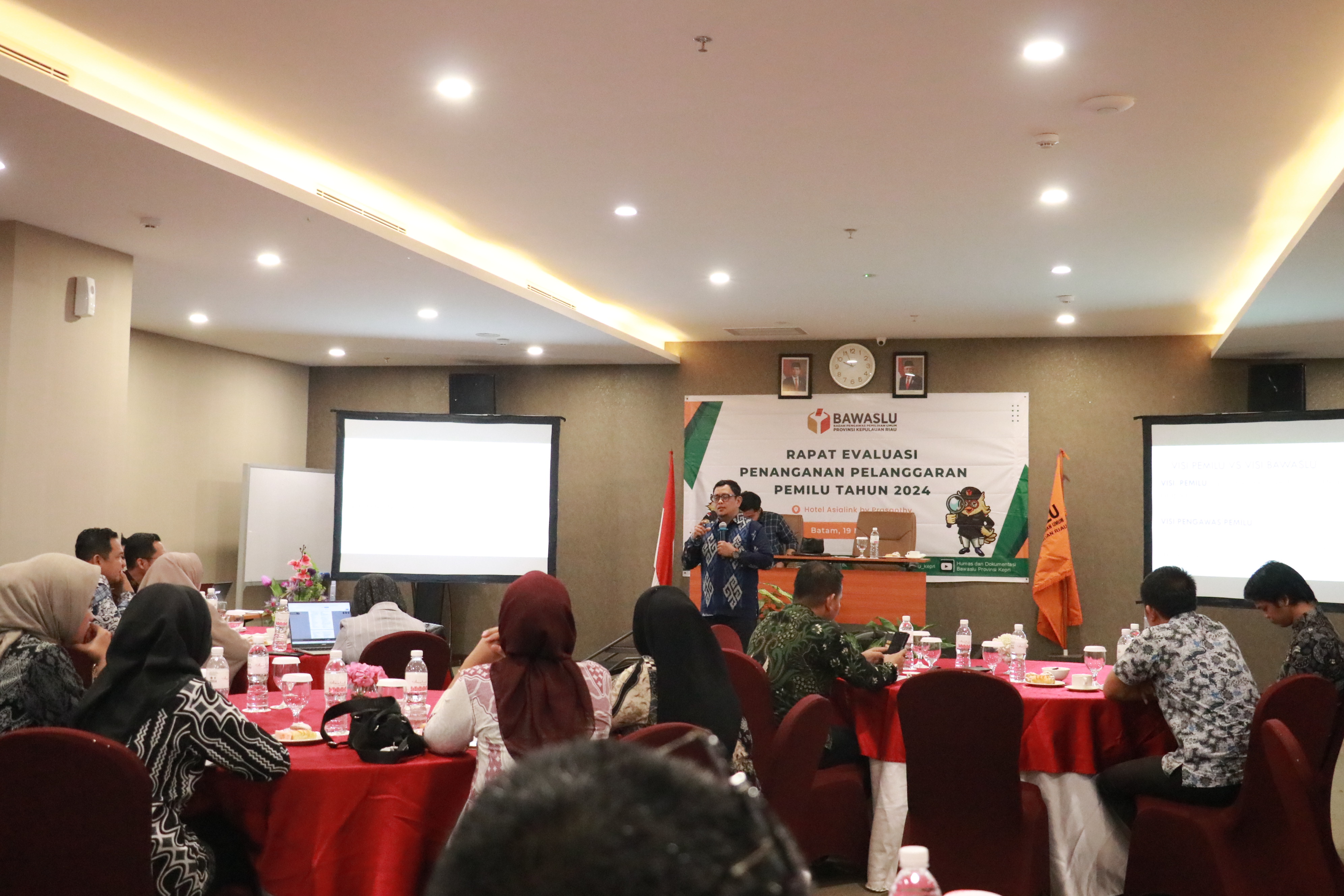 Tingkatkan Kinerja Penanganan Pelanggaran Pemilu, Bawaslu Kepri Gelar Rapat Evaluasi