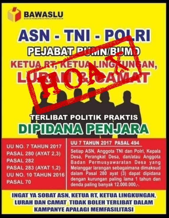 Bawaslu Kepri Klarifikasi Info Hoaks