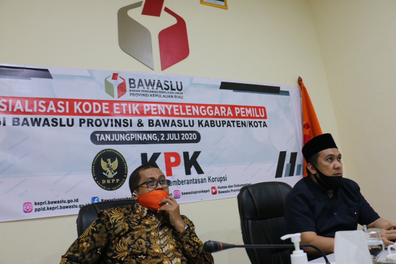 Bawaslu Kepri Gelar Sosialisasi Kode Etik Penyelenggara Pemilu