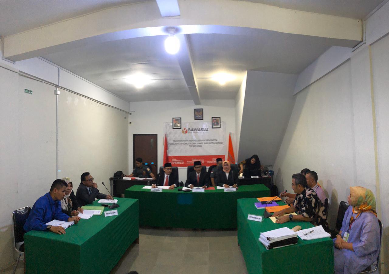 Bawaslu Kota Batam Gelar Musyawarah Penyelesaian Sengketa Pemilihan
