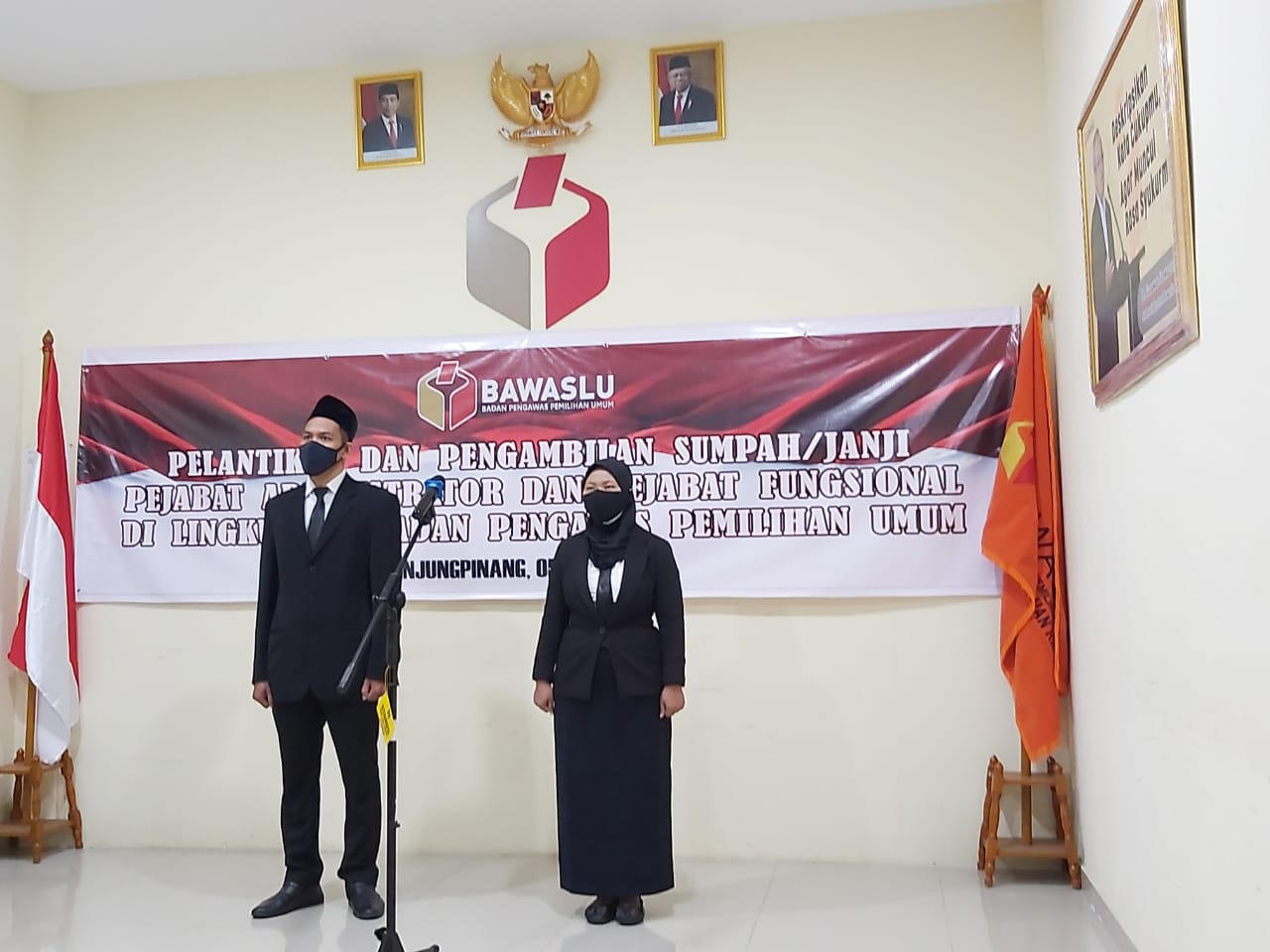 Pelantikan Pejabat Fungsional di Lingkungan Bawaslu Kepri