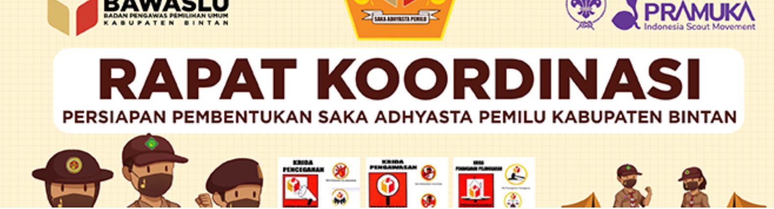 Bawaslu Gelar Rakor Pembentukan Saka Adhyasta Pemilu di Kabupaten Bintan