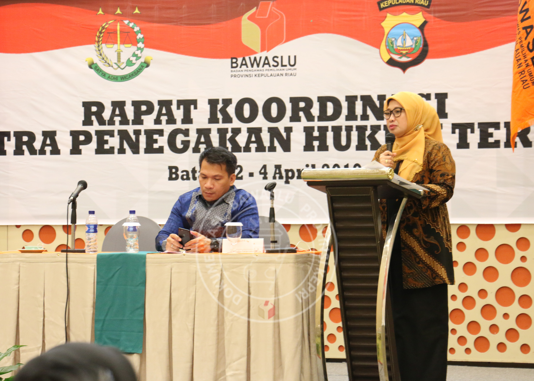 Sentra Gakkumdu Bawaslu Provinsi Kepri menggelar Rakor Sentra Penegakan Hukum Terpadu