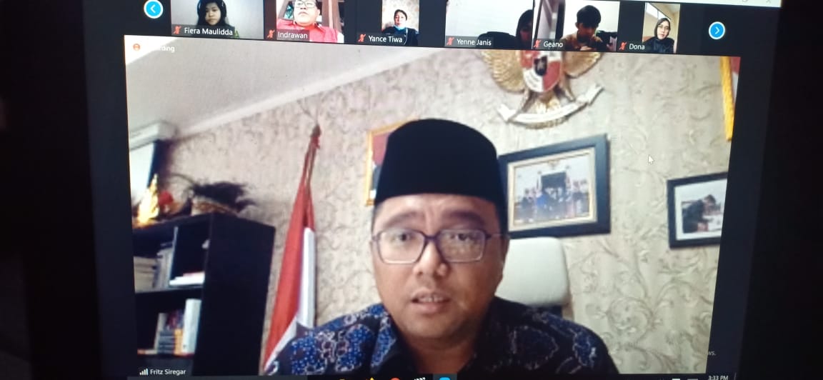 Situasi Darurat COVID-19, Sekjen Bawaslu RI Lakukan Koordinasi Melalui Telekonferensi