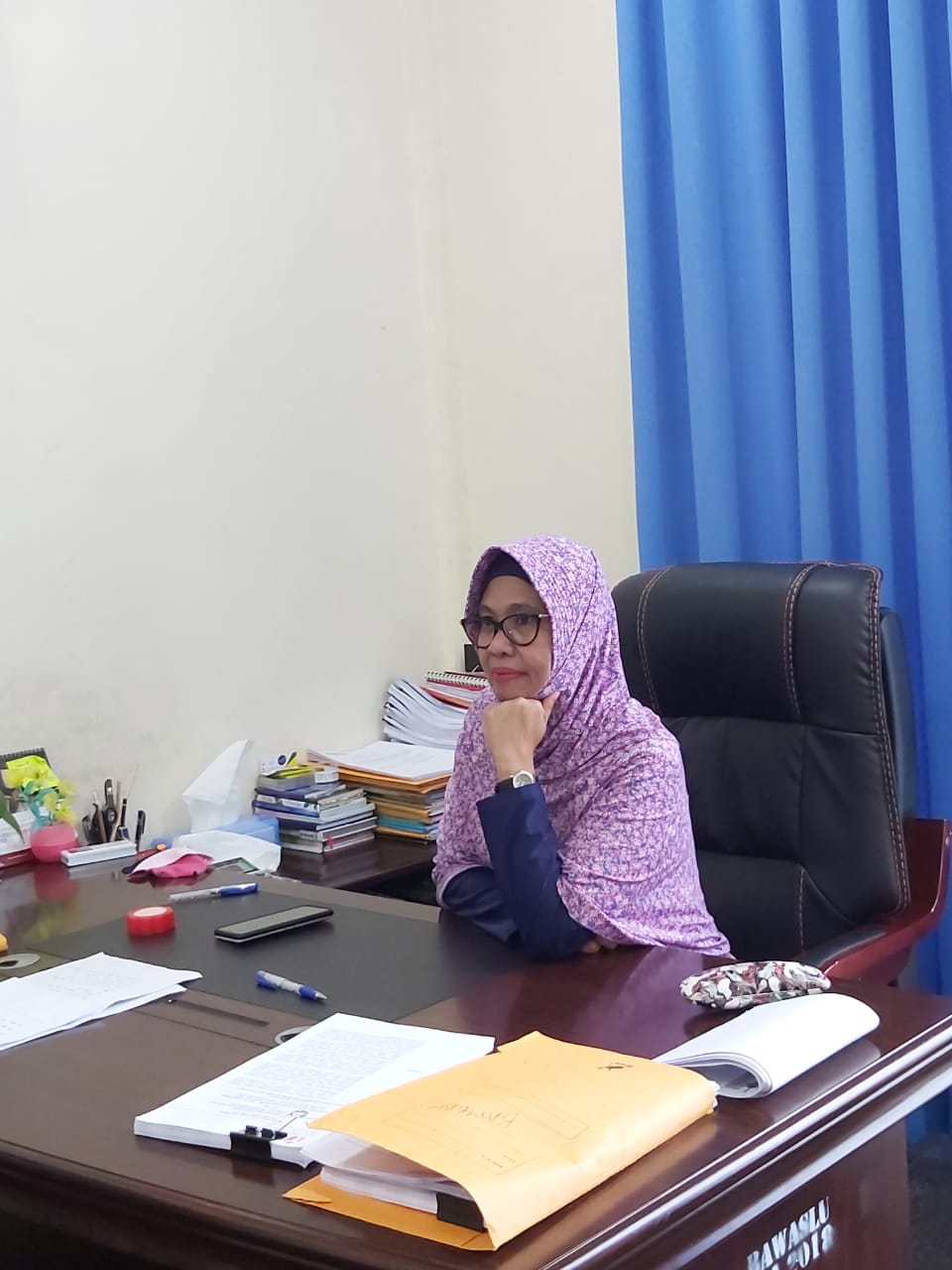 Kasek Bawaslu Kepri Ikuti Kegiatan Pisah Purnabakti Kasek Bawaslu DIY Melalui Vidcon