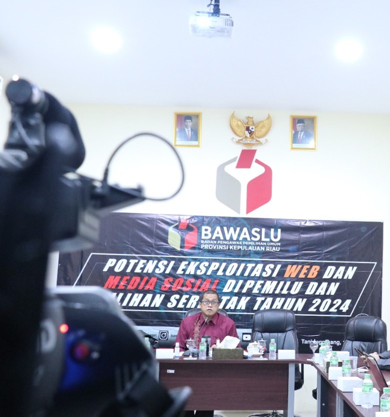 Bawaslu Kepri Laksanakan Kegiatan Potensi Eksploitasi Web & Medsos di Pemilihan 2024