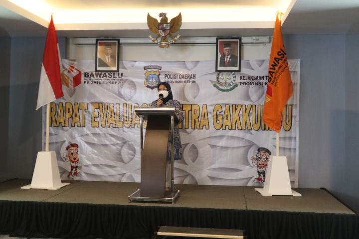 BAWASLU KEPRI GELAR EVALUASI SENTRA GAKKUMDU