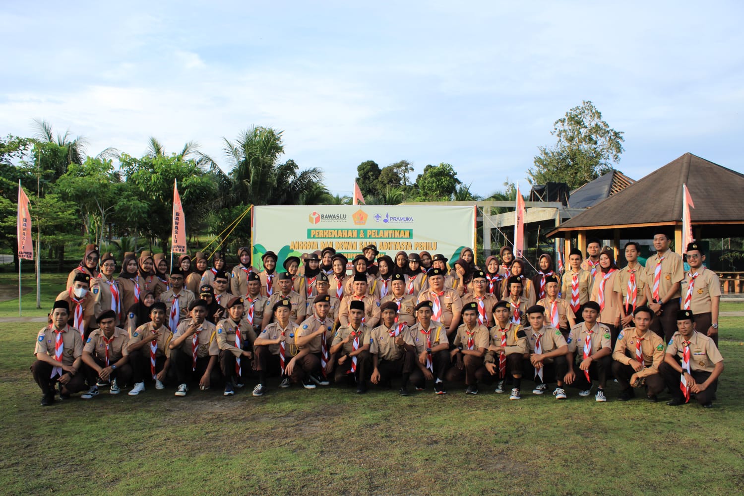 Kegiatan Perkemahan Serta Pelantikan Anggota & Dewan SAKA Adhyasta Pemilu Kab Bintan Tahun 2022