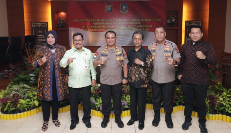 Bawaslu Provinsi Kepri Sambut Baik Penandatanganan NPHD Polda Kepri