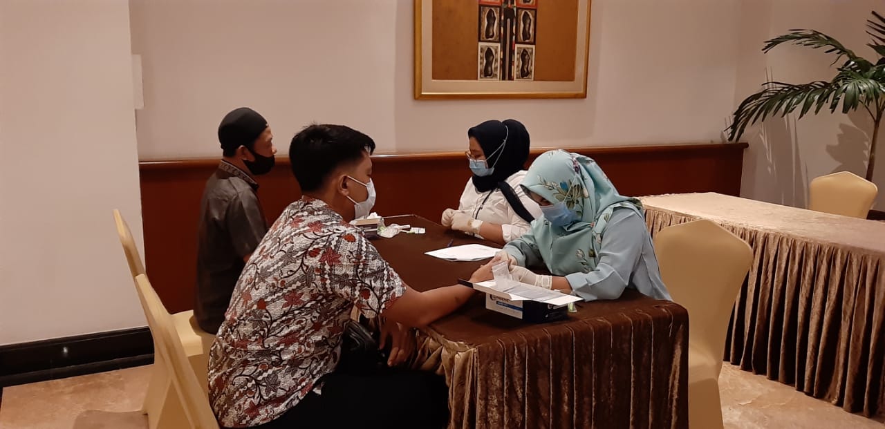 Pastikan Pengawas TPS Bebas Covid-19, Seluruh PTPS Menjalani Rapid Test