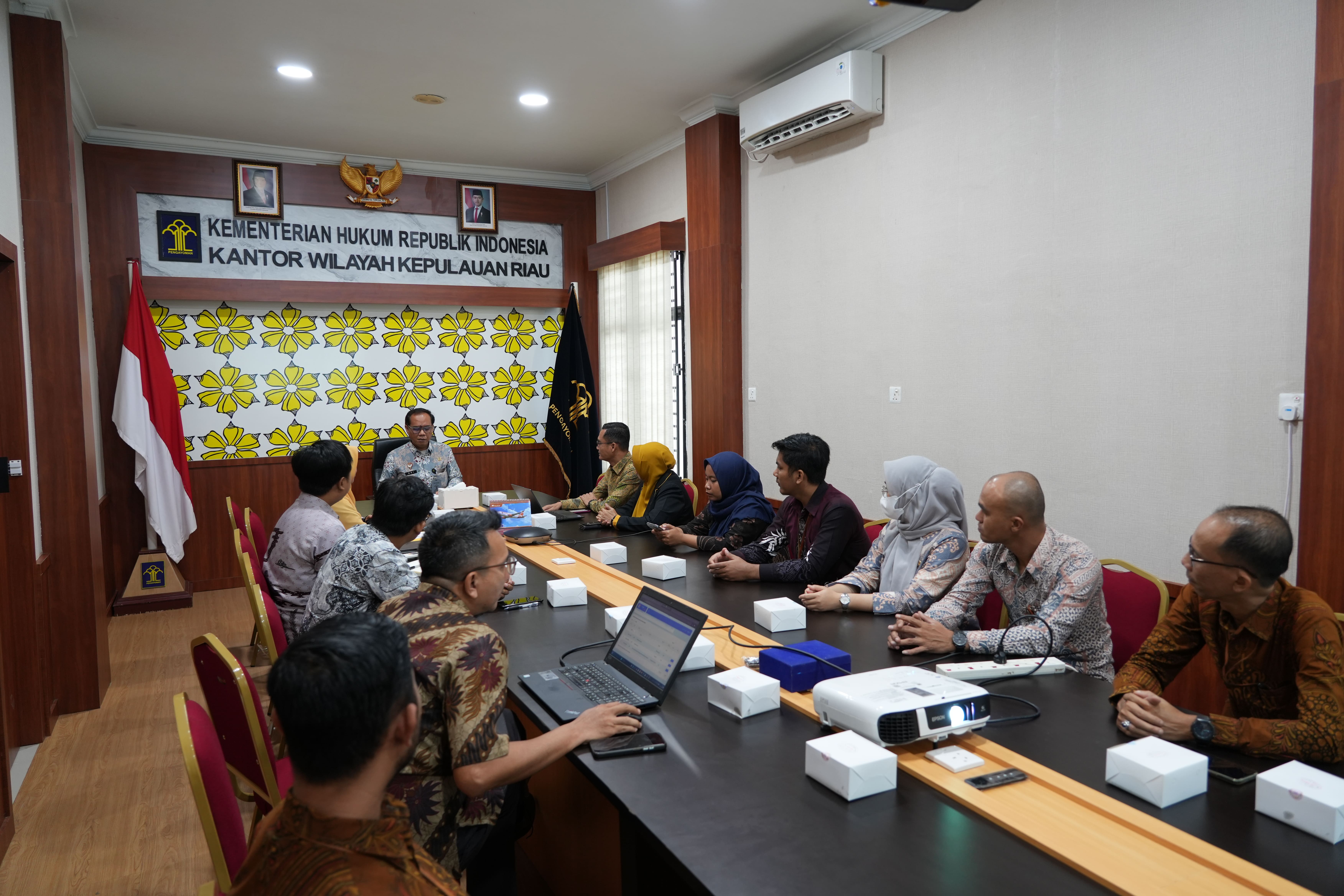 Audiensi Bersama Kanwil Kemenkum