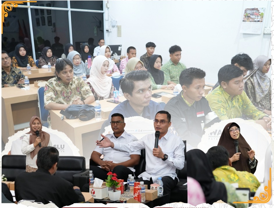 tiga narasumber dari Bawaslu Provinsi Kepulauan Riau, yakni Anggota Bawaslu Kepri Febriadinata, S.T., Anggota Bawaslu Kepri Dr. Rosnawati, M.A., dan Koordinator Divisi Pencegahan, Partisipasi Masyarakat, dan Hubungan Masyarakat (P2H) Bawaslu Kepri Maryamah. dalam kegiatan Pendidikan Pengawas Partisipatif (P2P) Tahun 2026 yang diselenggarakan Bawaslu Kabupaten Bintan