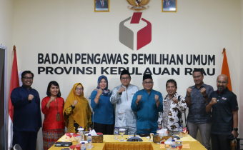Kunjungan KPU Provinsi Kepulauan Riau ke Kantor Bawaslu Provinsi Kepulauan Riau