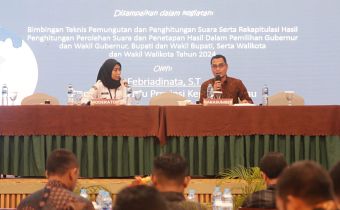 Hadiri Bimtek Pemungutan dan Penghitungan Suara, Bawaslu Kepri Sampaikan akan Tingkatkan Pengawasan