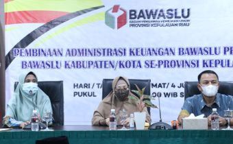 Pembinaan Administrasi Keuangan Bawaslu Provinsi & Bawaslu Kab/Kota se-Provinsi Kepri