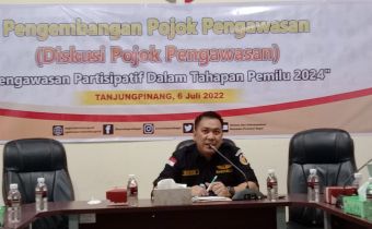 Diskusi Pojok Pengawasan Partisipatif dalam Menghadapi Tahapan Pemilu Tahun 2024