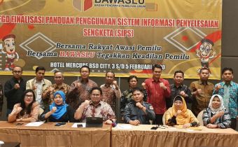 Focus Group Discussion (FGD) Finalisasi Panduan Pengunaan SIPS