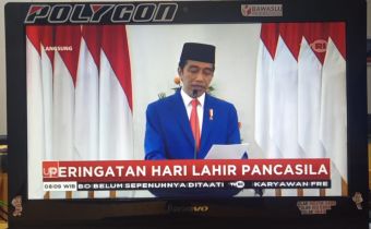 Presiden Jokowi : Bersyukur Bahwa Pancasila Tetap Menjadi Bintang Penjuru