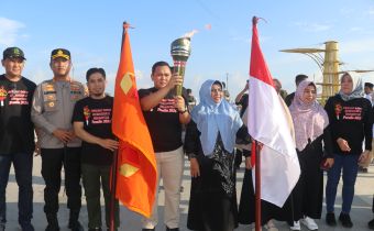 Bawaslu Kepri Sukseskan Kegiatan Parade Obor Demokrasi Indonesia