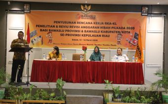 Efektifkan Pengelolaan Hibah, Bawaslu Kepri Gelar Penyusunan Rencana Kerja dan Reviu Anggaran