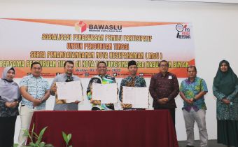 Perkuat Pengawasan Bawaslu Teken MoU Dengan Perguruan Tinggi STAIN SAR Bintan dan STISIPOL RAJA HAJI
