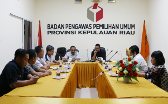 Bawaslu Provinsi Kepri Menerima Kunjungan Silaturahmi Badan Intelijen Keamanan Mabes Polri