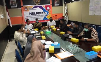 Tunda Tahapan Pilkada 2020, KPU Kepri Gelar Rakor Bersama Bawaslu Kepri