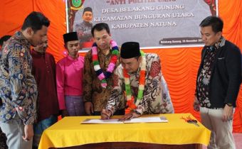 PERESMIAN DESA PENGAWASAN Ã¢â‚¬Å“ANTI POLITIK UANGÃ¢â‚¬Â 