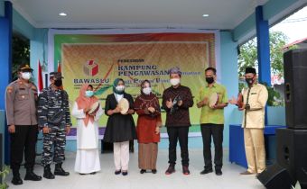 Bawaslu Kepri Resmikan Kampung Pengawasan Partisipatif Anti Politik Uang di Batam