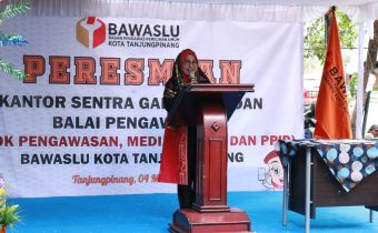 Peresmian Kantor Sentra Gakkumdu dan Balai Pengawasan Bawaslu Kota Tanjungpinang