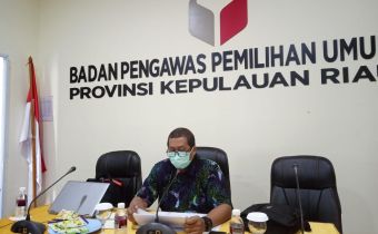 Monev Hukum & Kehumasan dengan Bawaslu Batam & Lingga Melalui Telekonferensi