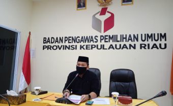 Sentra Gakkumdu Kepri Gelar Koordinasi Melalui Video Conference