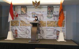 BAWASLU KEPRI GELAR EVALUASI SENTRA GAKKUMDU