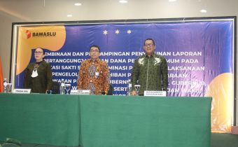Pembinaan & Pendampingan Penyusunan Laporan pada Aplikasi SAKTI dihadiri oleh Ketua Bawaslu Kepri