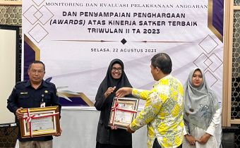 3 Penghargaan diraih Bawaslu Kepri pada Monitoring & Evaluasi Pelaksanaan Anggaran oleh KPPN