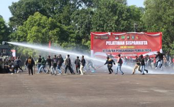 Ketua Bawaslu Kepri Menghadiri Kegiatan SISPAMKOTA Yang Digelar Kepolisian Daerah Kepulauan Riau
