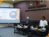 Anggota Bawaslu Kepri Dr, Maryamah, M.Pd.I mejadi narasumber Training of Trainers (ToT) di dampingi kabag p2h Ridwan, Ruang Rapat Knator Bawaslu Kepri