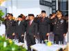 Ketua Bawaslu Kepri, Zulhadril Putra hadiri Upacara Peringatan Hari Lahir Pancasila 01 Juni 2026 di Halaman kantor Gubernur Kepulauan Riau Dompak.